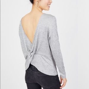 Kaia Collective reversible twist top Sm gray